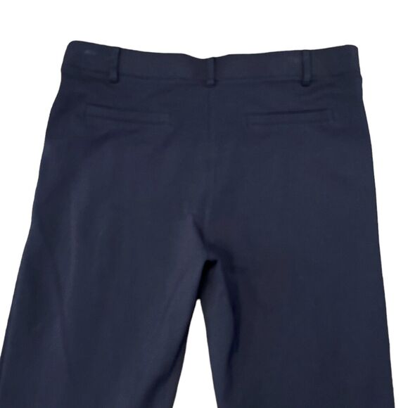 Betabrand Pants Large Petite Navy Boot Cut Ponte Dress Yoga Pull On Mid Rise LP - Picture 6 of 7